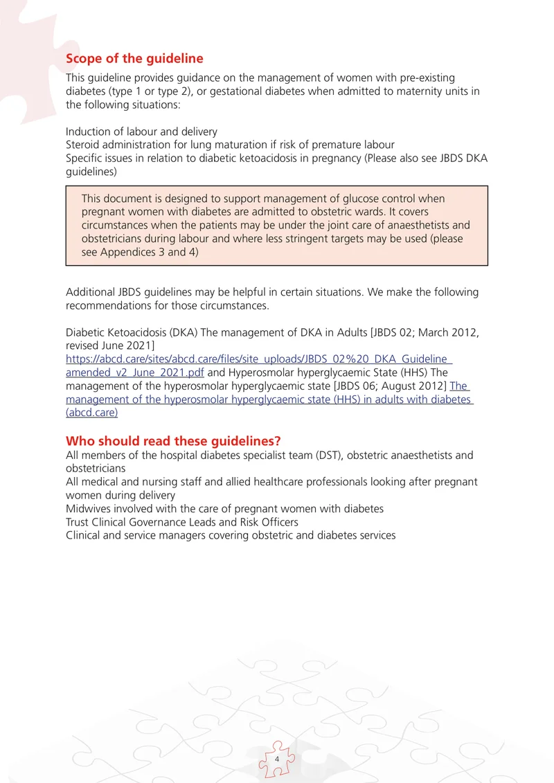 JBDS-IP：分娩期间糖尿病和高血糖的管理指南（2022）