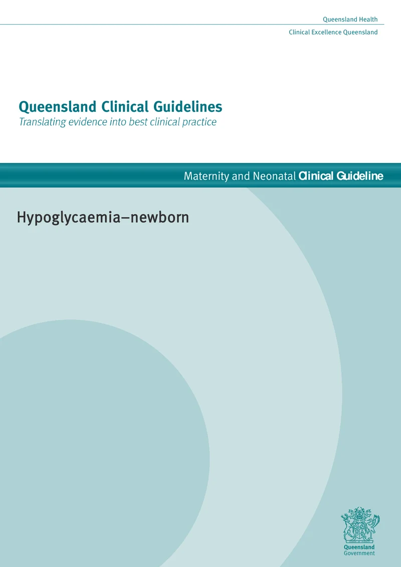 QLD：新生儿低血糖指南（2022）