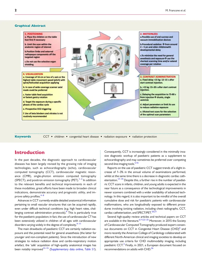 EACVI_ESCR_AEPC_ESPR：儿童心血管CT检查的辐射安全性的共识文件（2022）