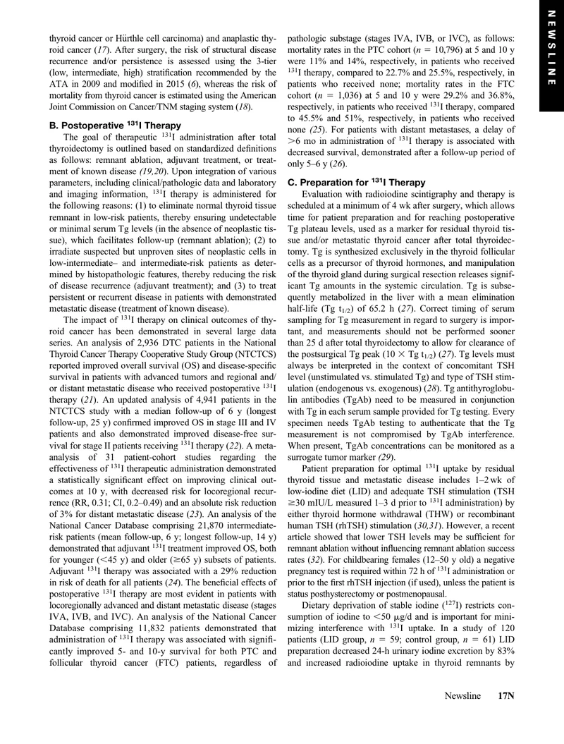 SNMMI_EANM：分化型甲状腺癌的核医学评估和治疗指南（2022）