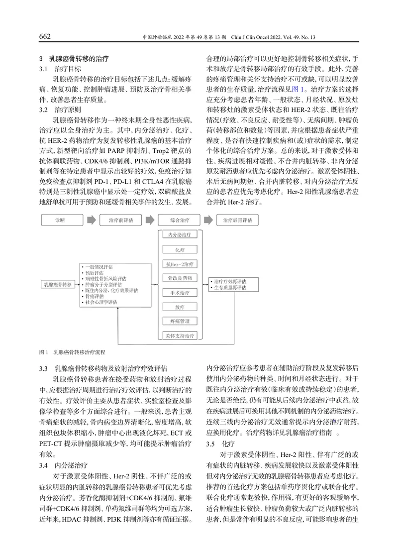 乳腺癌骨转移临床诊疗专家共识
