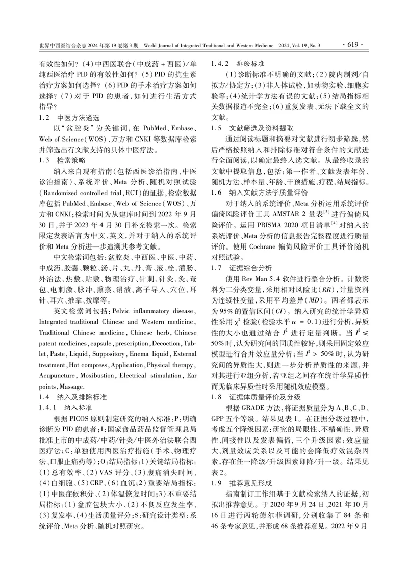 女性盆腔炎性疾病中西医结合诊治指南