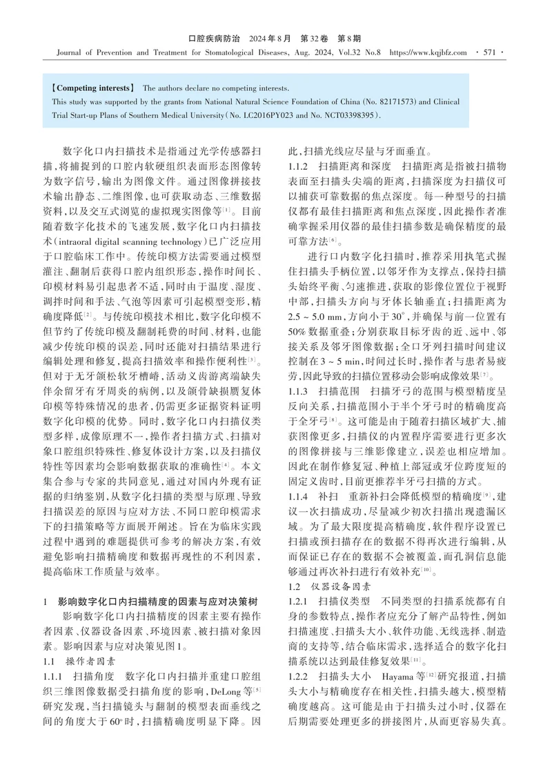 数字化口内扫描技术专家共识