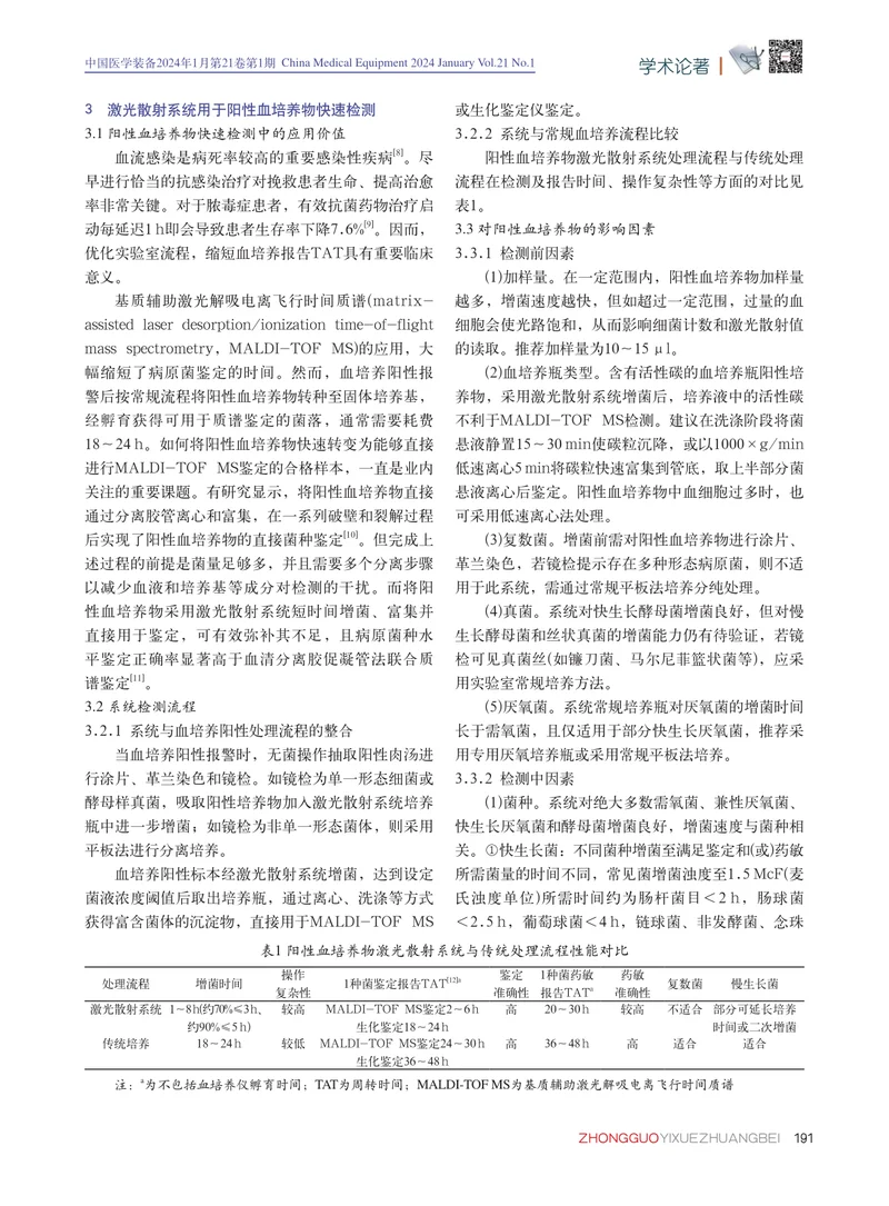 激光散射法微生物快速培养系统临床应用专家共识