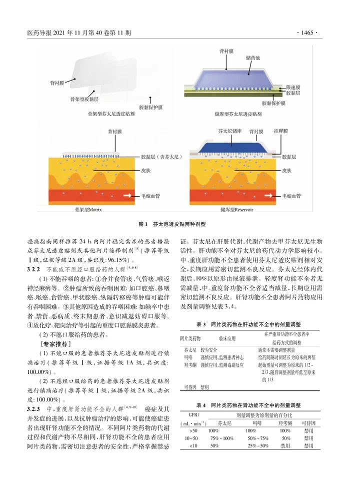 芬太尼透皮贴剂临床合理用药指南