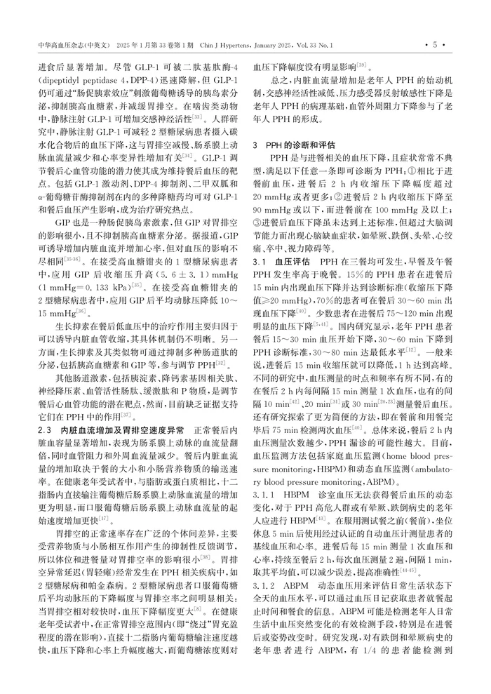 餐后低血压管理的中国专家共识