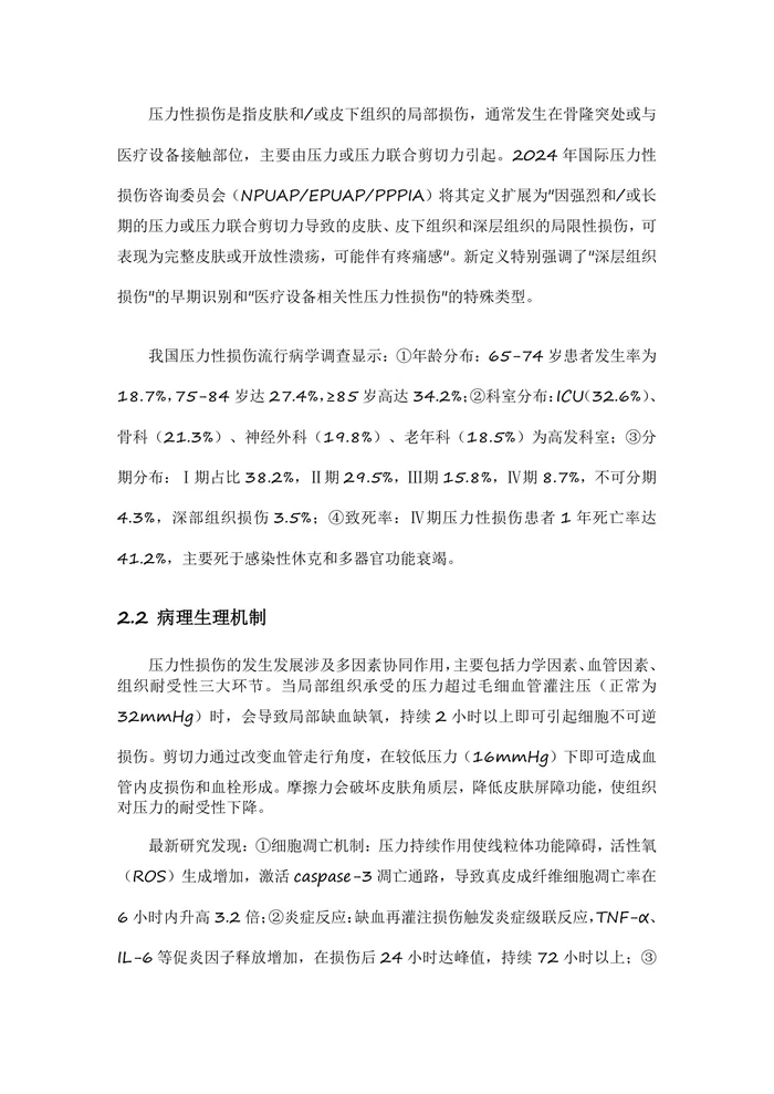 压力性损伤实践指南2025