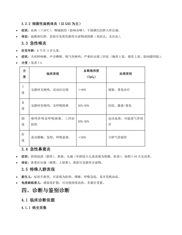 儿童上呼吸道感染诊治专家共识(2025版)
