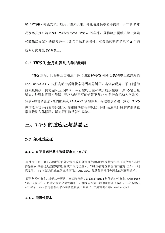 肝硬化门静脉高压TIPS治疗指南2026版