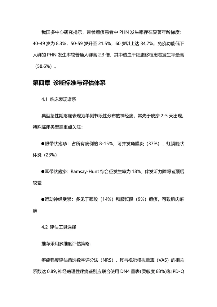 中国带状疱疹相关性疼痛全程管理指南（2025版）