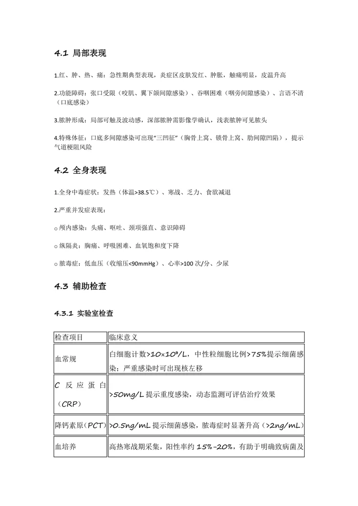口腔颌面部感染诊疗指南