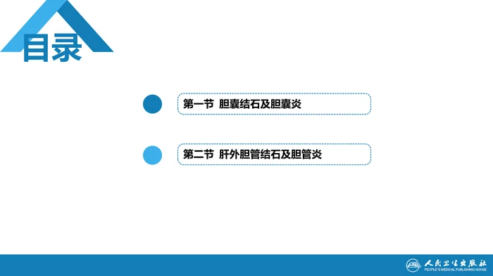 第十八章  肝外胆系结石及炎症