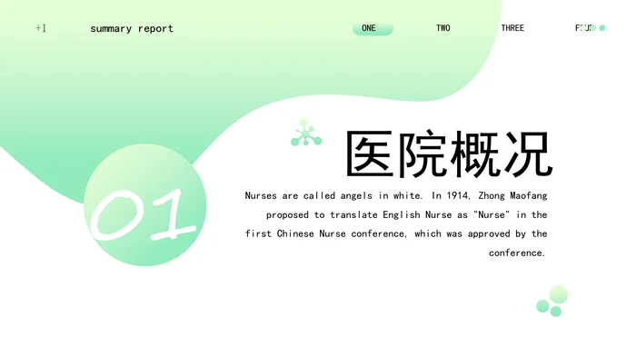 2026护士进修汇报PPT模板清新风格