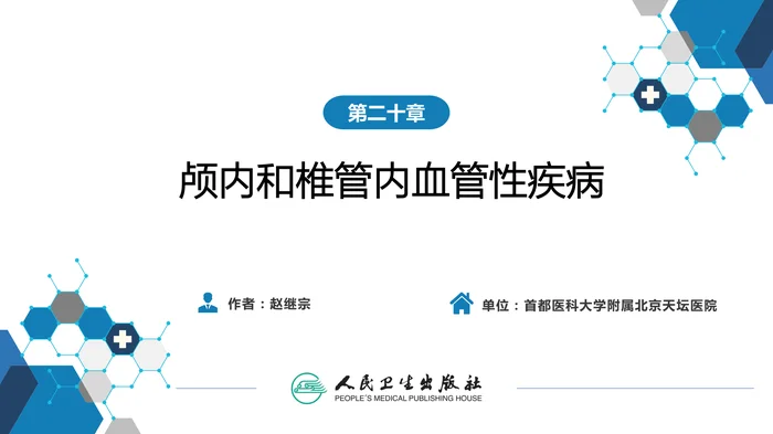 第二十章 颅内和椎管内血管性疾病 第四、五、六、七、八节