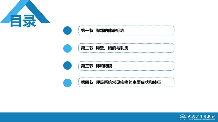 第三篇 体格检查 第五章 胸部检查（第一节 至 第四节）
