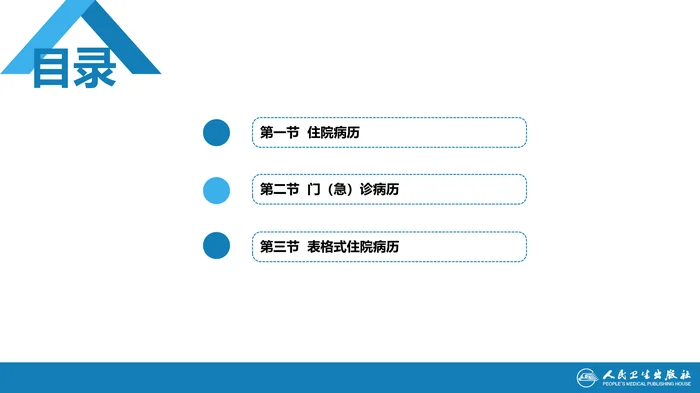 第六篇 病历书写 第二章 病历书写格式及内容