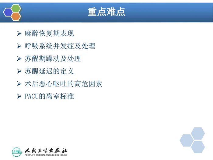 第39章 麻醉后监测治疗