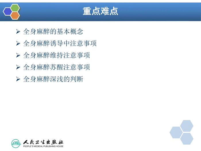 第5章 全身麻醉的基本概念