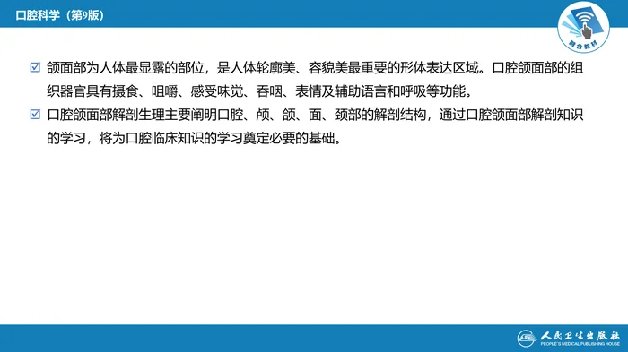 第一章 口腔颌面部解剖生理