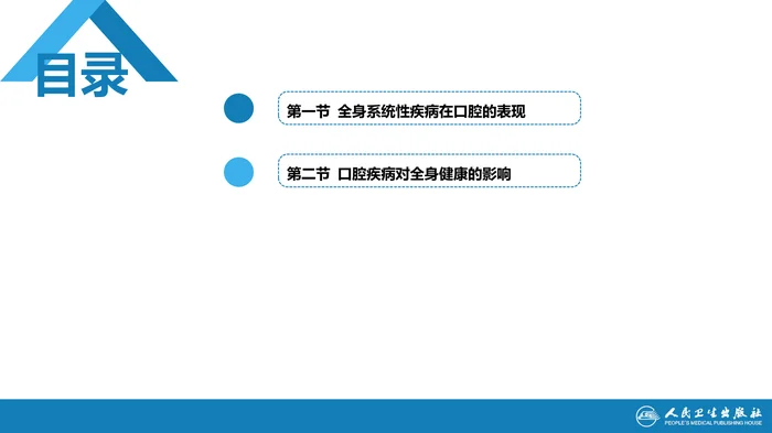 第十八章 口腔疾病与全身系统性疾病的关系