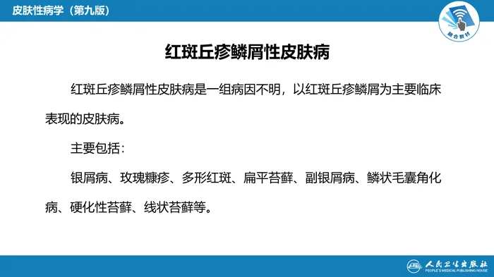 第十九章 红斑丘疹鳞屑性皮肤病