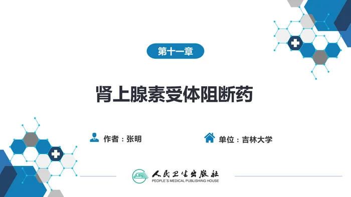 第十一章 肾上腺素受体阻断药