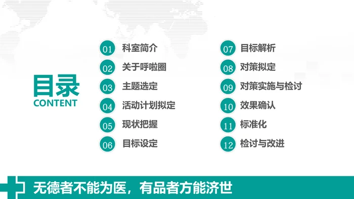 医院品管圈主题汇报